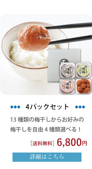 梅干し4パックセット