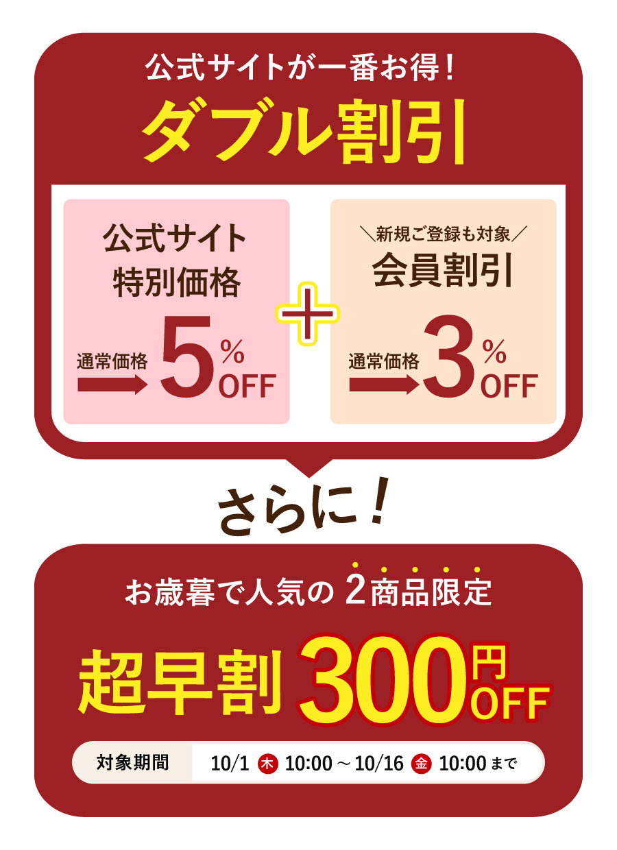 お歳暮限定ギフト