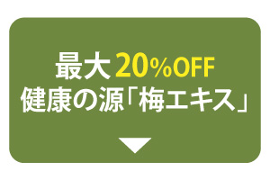 梅エキス20％OFF