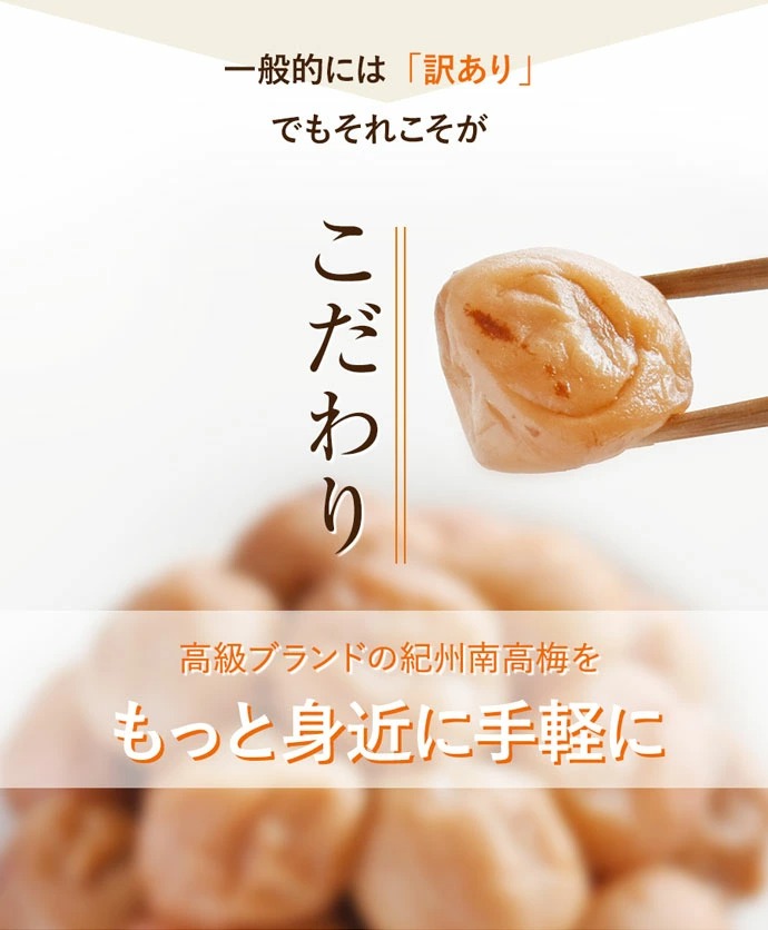 紀州南高梅訳ありお試しセット