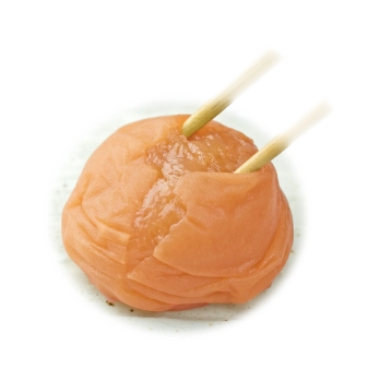 梅干しとお箸の画像