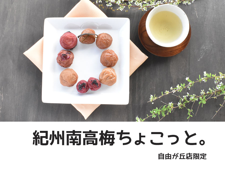紀州南高梅をちょこっと