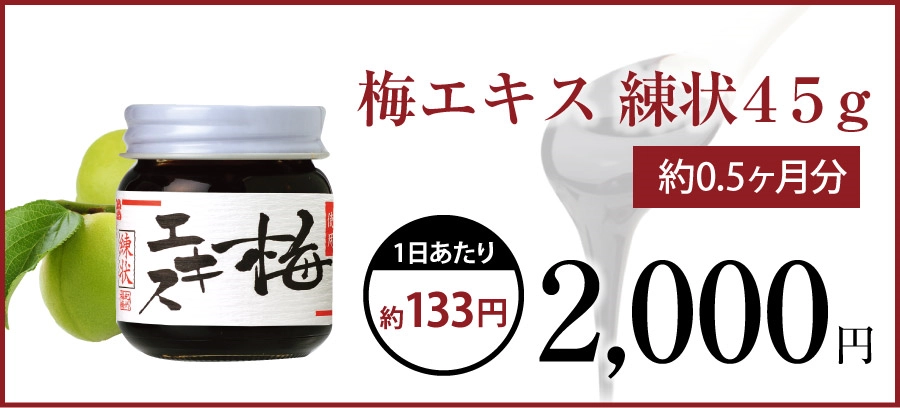 梅エキス練状45gの商品画像