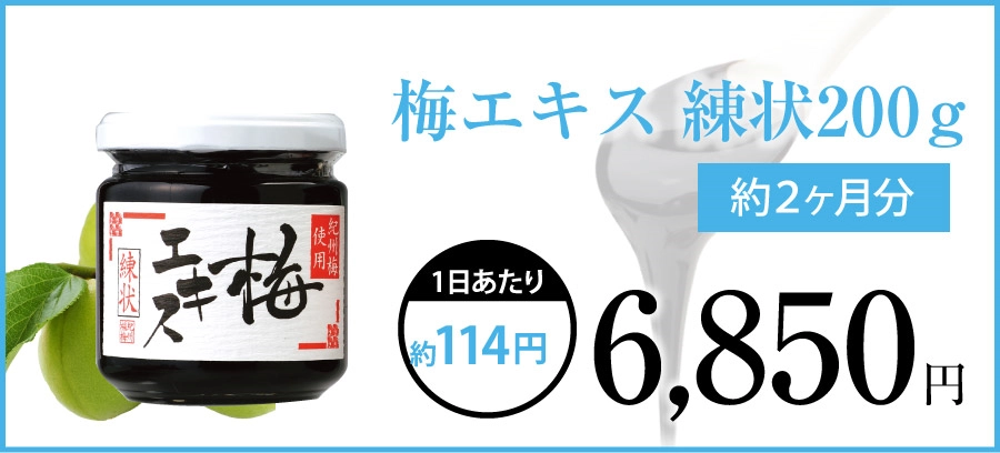 梅エキス練状200gの商品画像