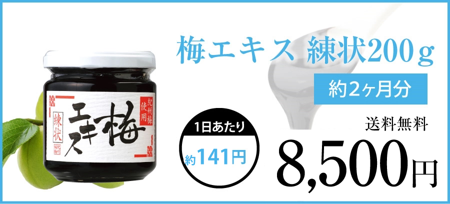 梅エキス練状200gの商品画像