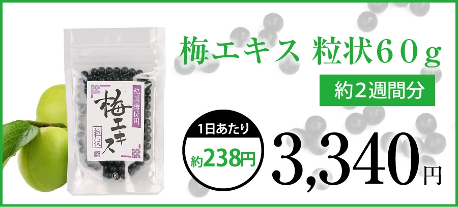 梅エキス粒状６０ｇの商品画像