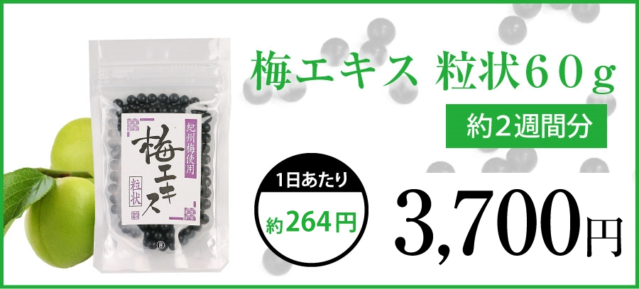 梅エキス粒状６０ｇの商品画像