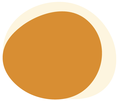 オレンジ色の丸背景画像