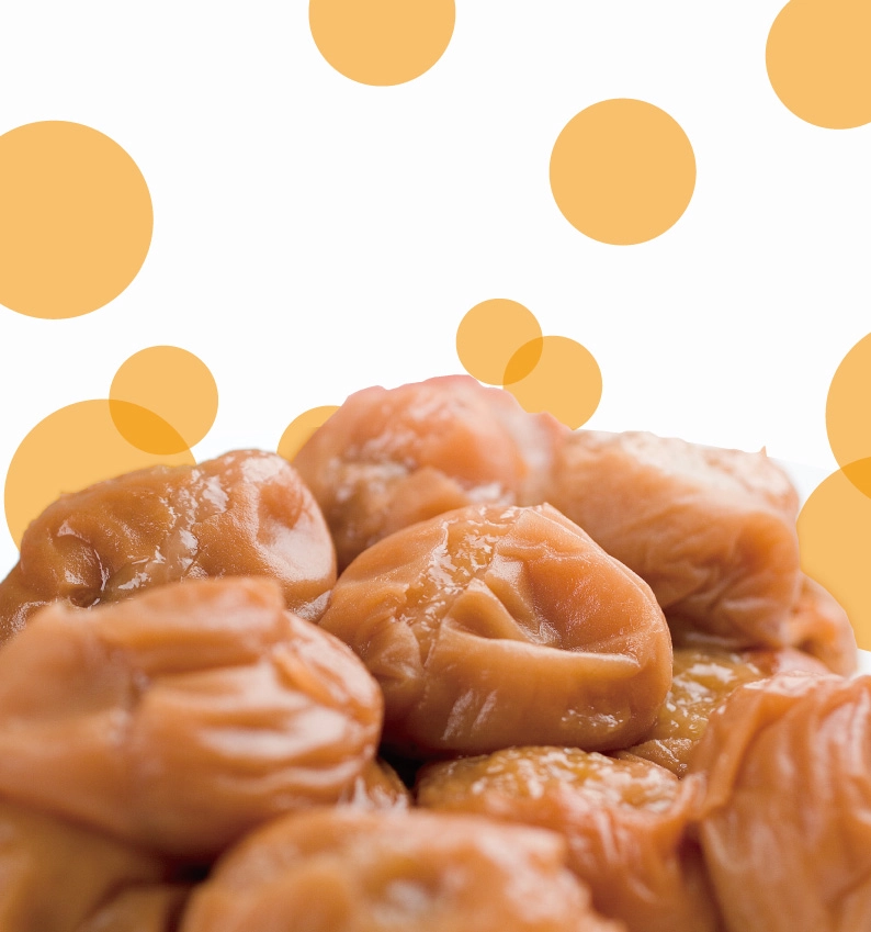 つぶれ梅の背景画像