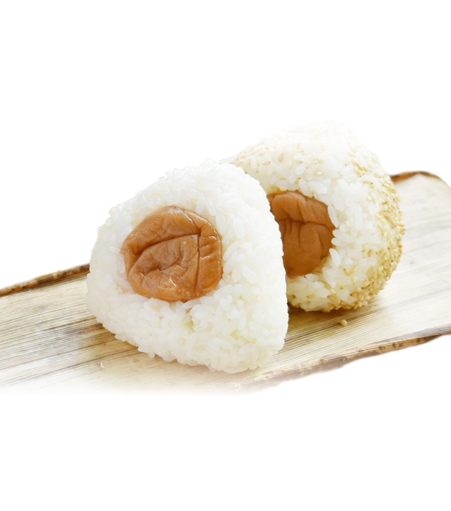 梅干しおにぎりの写真