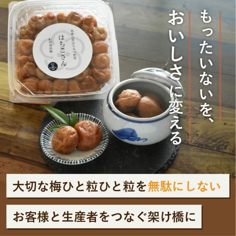 訳あり 紀州南高梅 はちみつ梅 梅 つぶれ梅干し800g | 紀州