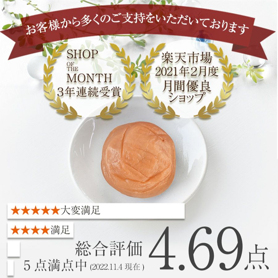 特選紀州南高梅お好みの梅干しを木箱にお詰めします【梅の鏡 一段(500g
