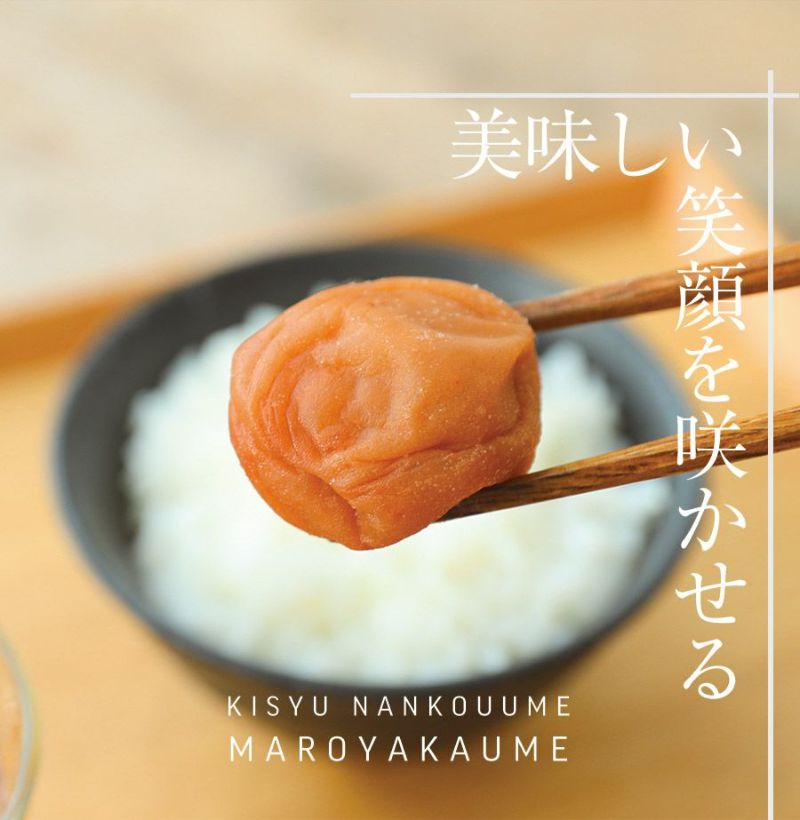 梅干し 無添加 特選紀州南高梅【白干梅500g（塩分約20％）】250g×2化粧箱入り昔ながらの塩のみで漬けた梅干し | 紀州梅干し専門店 福梅本舗