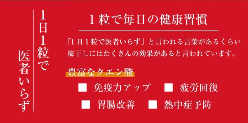 3種類の梅干が入った 【華らん娘ろん】