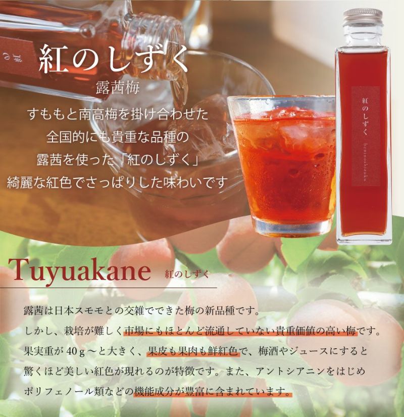  梅酒飲み合わせセット「雫-しずく」