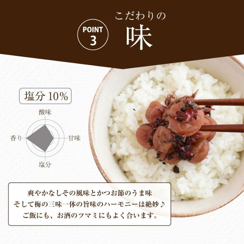 【お得！業務用9kg】天日塩と梅だけの紀州南高梅 塩分補給 塩分対策 粒包装 紀州南高梅 アソートセレクション 24